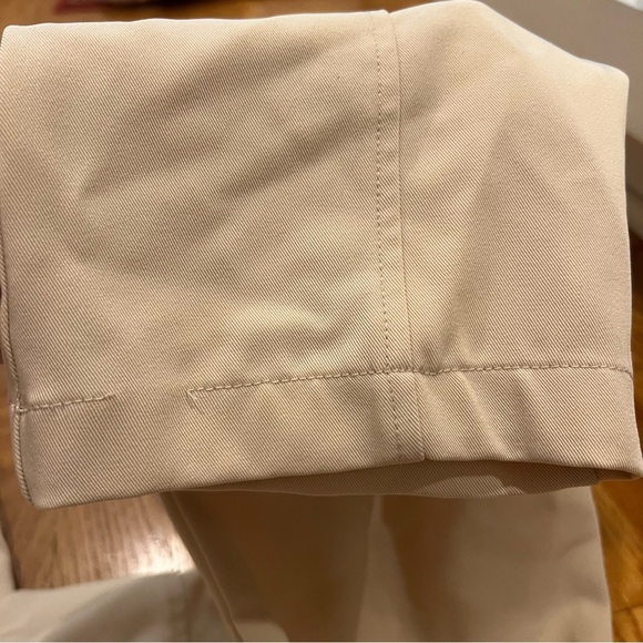 7 FOR ALL MANKIND Drawstring Pants Straight Leg Pull On Trouser Tan Beige XS - Picture 10 of 13